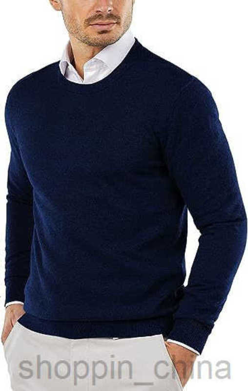 Men's Sweaters Men's clothing Men round neck sweater Knitted shirt Solid color casual long sleeved sweater Pullover sweater Mens sweater