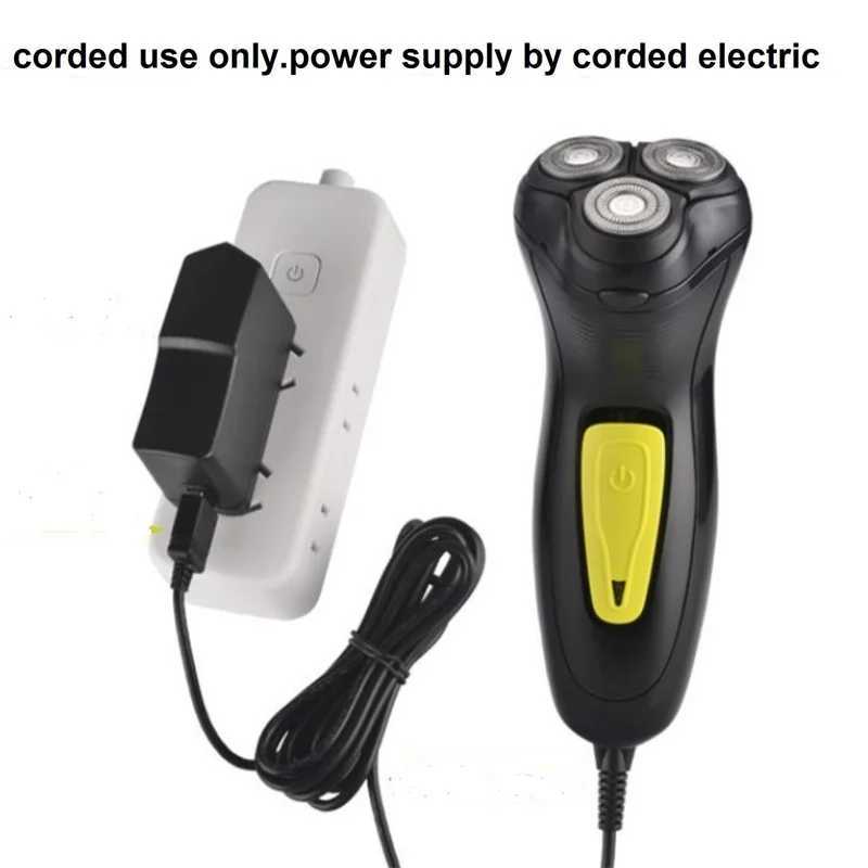 Professional Corded Shaver Electric Razor for Bald Head Shaver for Balder Men Face Dry Close Shave Clipper Stubble Beard TrimmerXJ241207