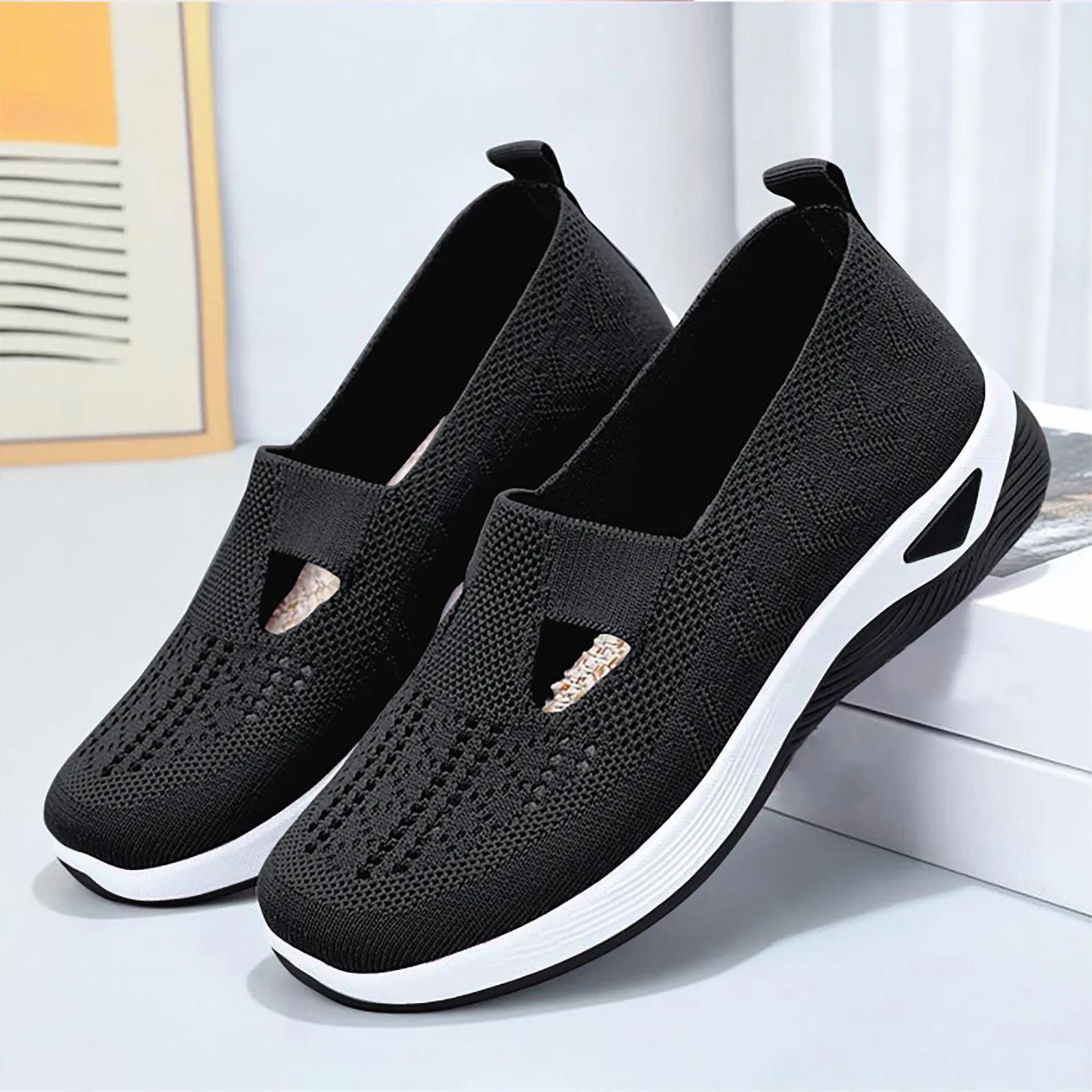 Mens penny boat shoes breathable walking sports anti slip running arch support outdoor hiking 241206