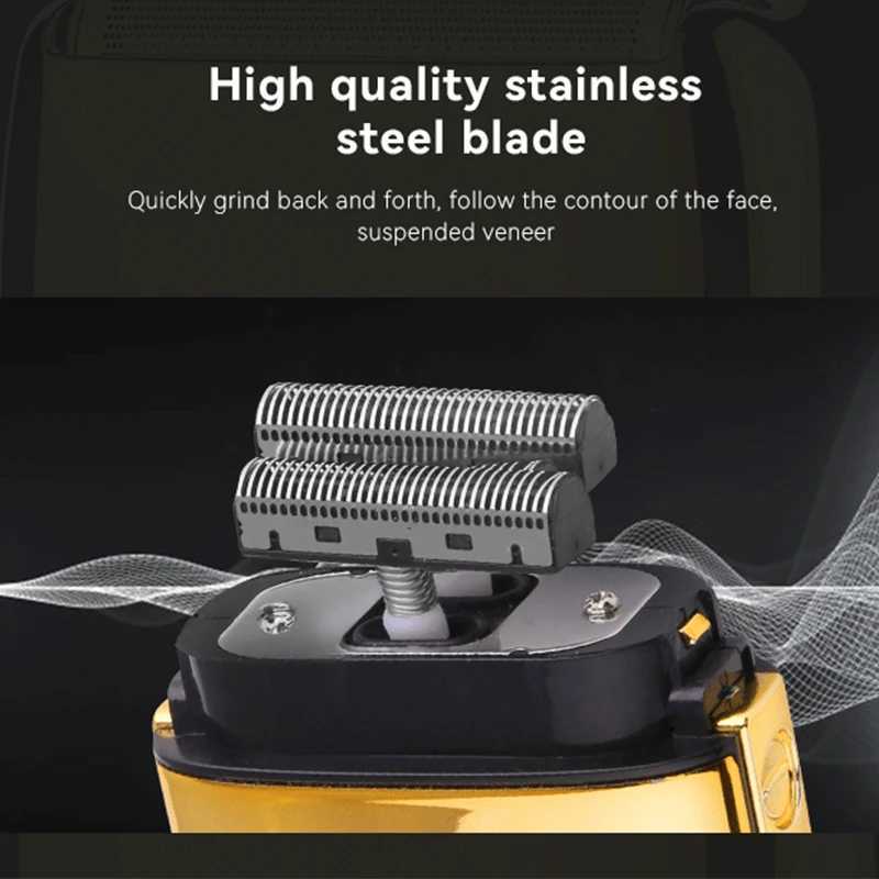 Kemei Tx3 Metal Housing Rechargeable Electric Shaver For Men Hair Beard Electric Razor Bald Head Shaving Machine ProfessionalXJ241207