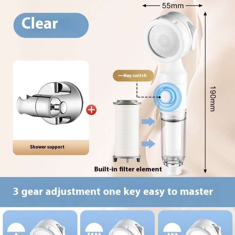 Baby, baby, children's bathtub, butt small showerhead, hair washing, external accessory