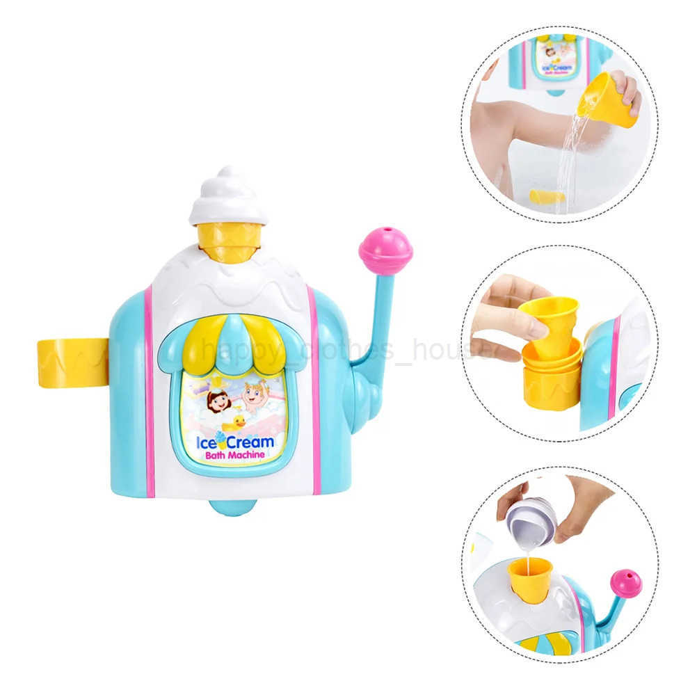 Ice Bubble Machine Baby Shower Toy Child Plaything Set Creative Bath Abs Maker Kids Blower SlishXJ241207
