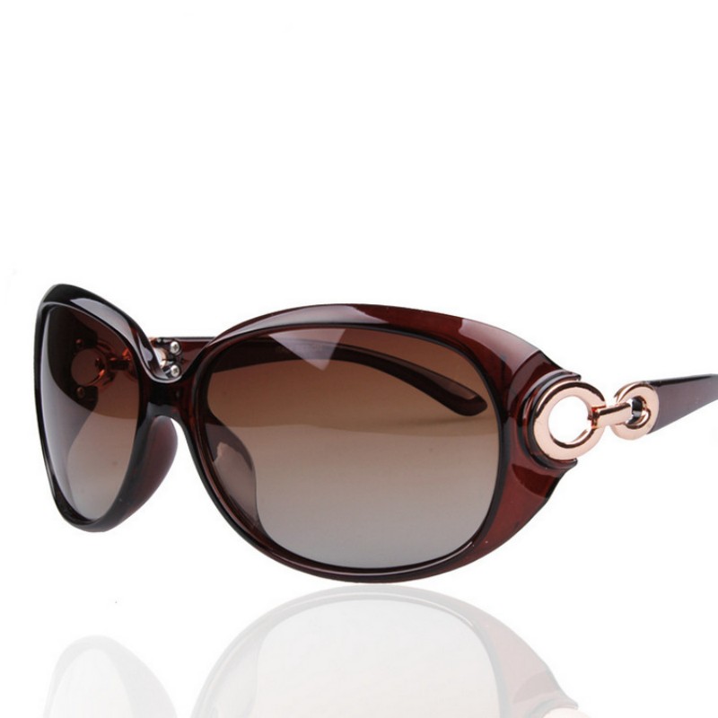 New sunglasses 122 polarised glasses female tide large frame ladies gradient colour fashion sunglasses factory direct sale