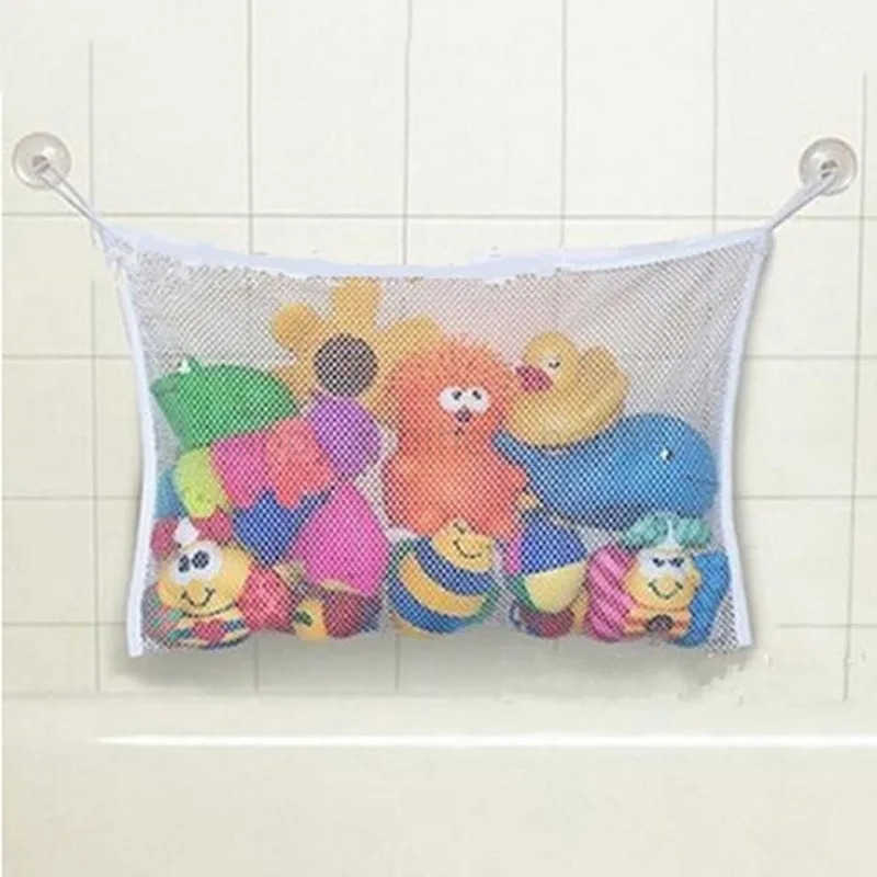 Baby Bathroom Mesh Bag Child Bath Toy Bag Net Suction Cup BasketsXJ241207