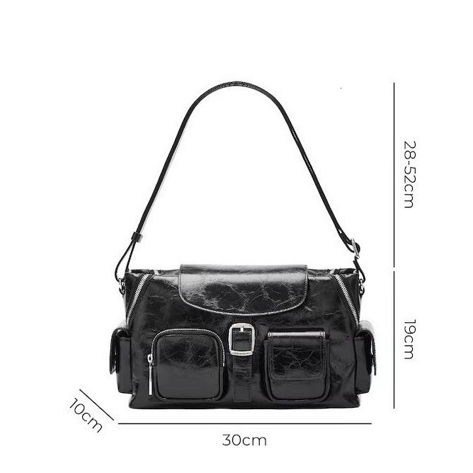 Niche Design Journalist Premium Feeling Postman Female 2024 New Commuter Underarm Bag, Single Shoulder Crossbody Bag
