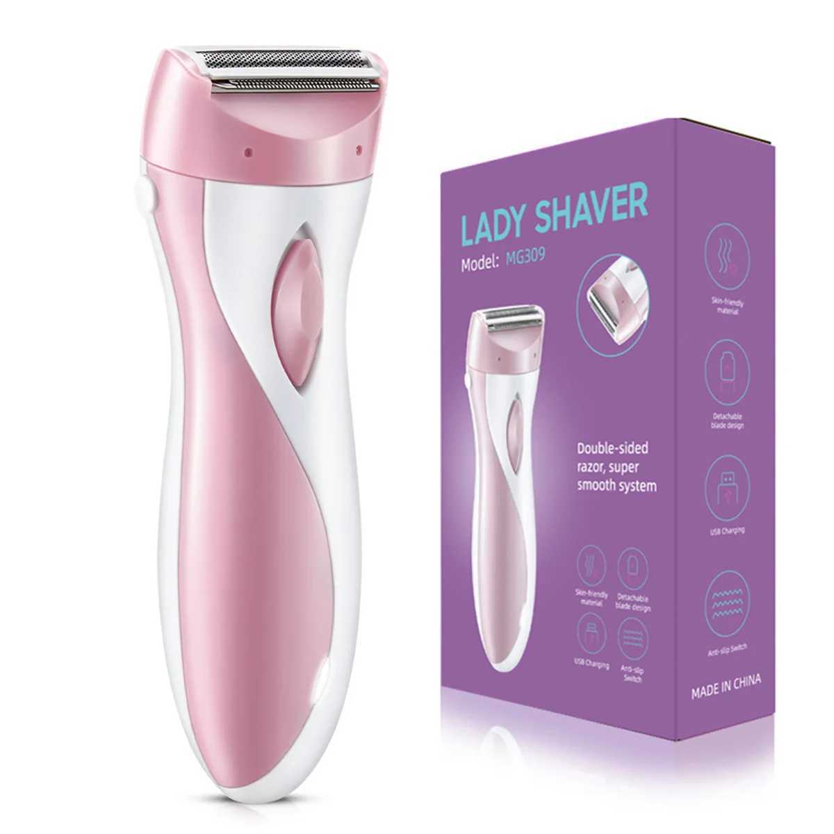 Electric Women Epilators Shavers Razors Trimmers for Women on Private Area and Leg Armpit Back Hair Girls Bikini EpilatorsXJ241207