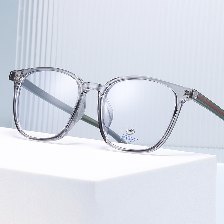 tr90 ultra-light suitable for high number of myopia frames female transparent ins wind glasses frame square niche models 81226