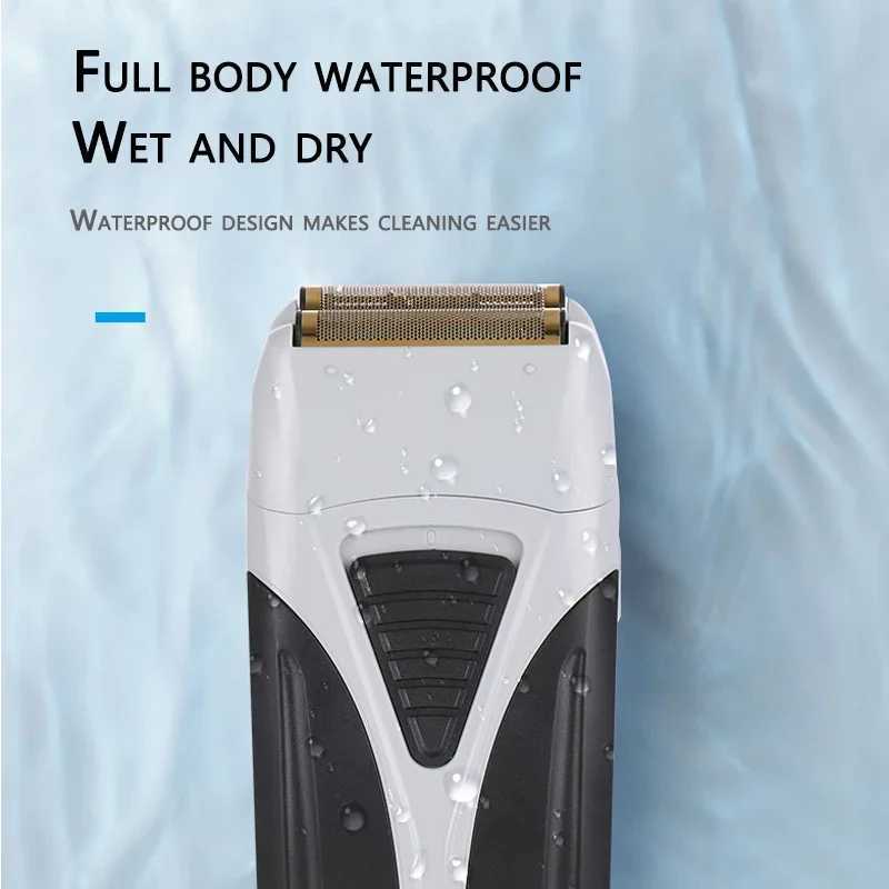 Kemei 3383 Rechargeable Hair Electric Shaver Beard Stubble Facial Electric Razor For Men Face Balds Head Shaving MachineXJ241207