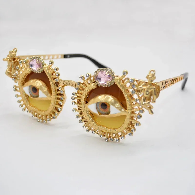 2024 Baroque Sunglasses Womens Lentes Gafas De Sol Feminino Lunette Solei Unique Womens Diamond Sunglasses MUJI 241206