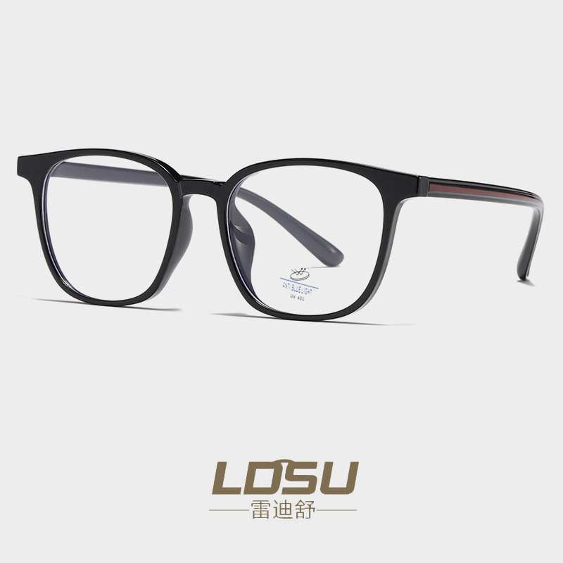 tr90 ultra-light suitable for high number of myopia frames female transparent ins wind glasses frame square niche models 81226