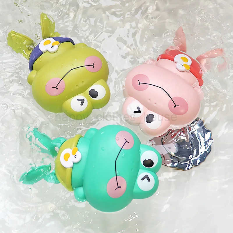 Baby Bath Toys Swimming Turtle Water Bath Toys for Toddlers Water Play Game Infant Bathroom Shower Bathtub Clockwork Animals ToyXJ241207