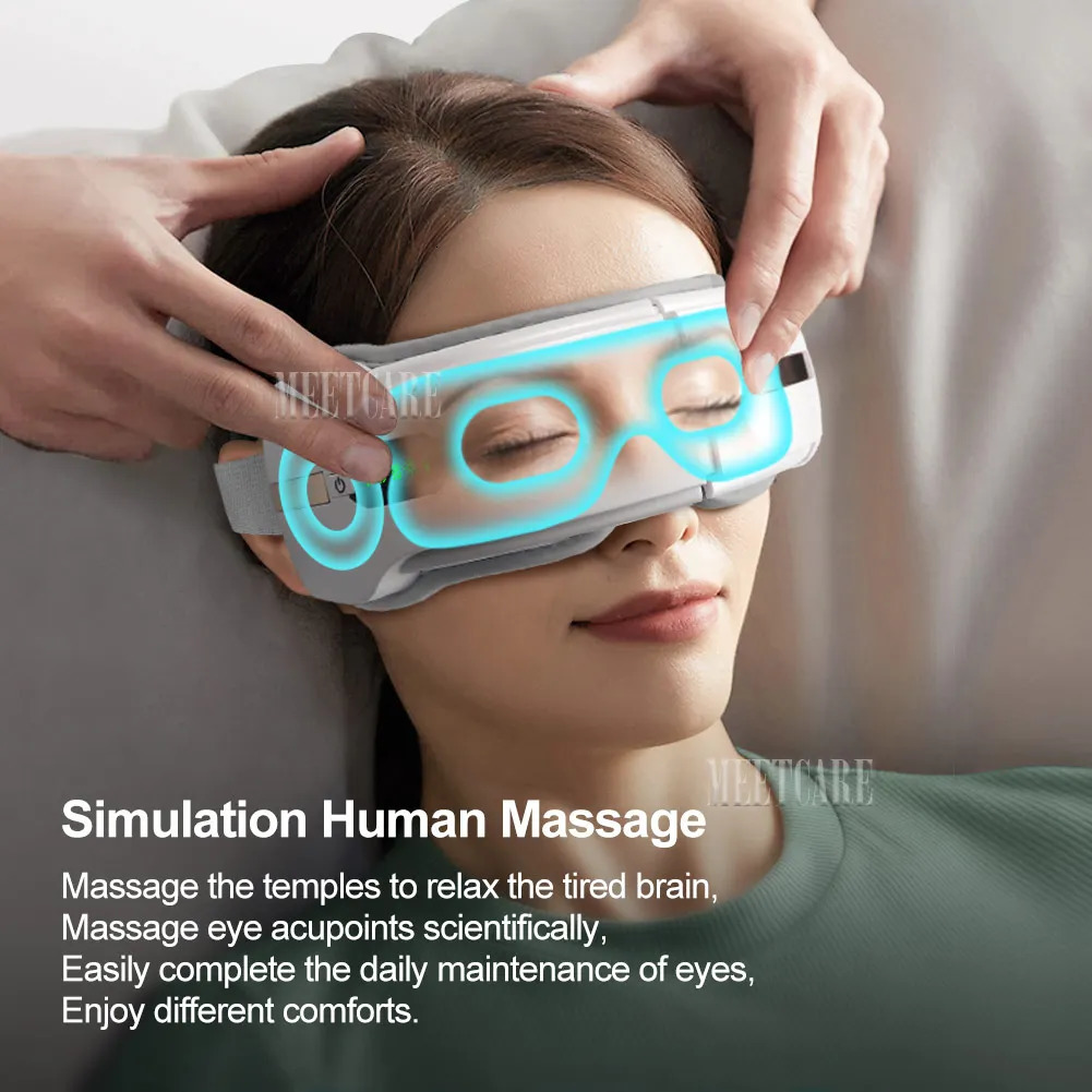 Eye Massager Eyes Fatigue Relief Smart Airbag Vibration Compress Massage Bluetooth Music Relax Sleep Improve Anti Eye Bag 241206