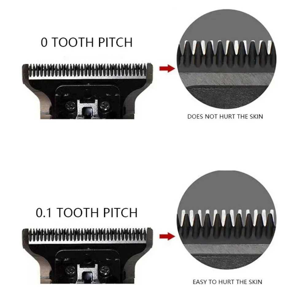 Kemei 2299 Barber Cordless Hair Trimmer 0mm Zero Gapped Carving Clipper Detailer Professional Electric Finish Cutting MachineXJ241207