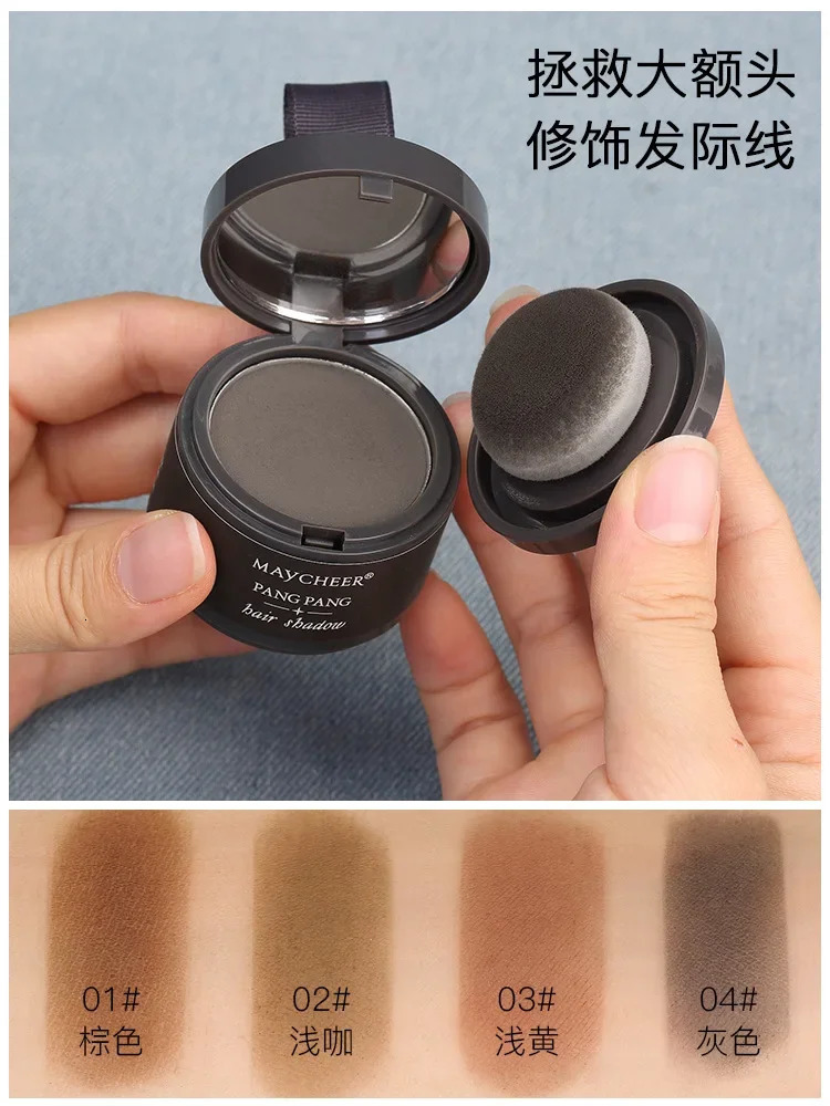 MAYCHEER Hairline Shadow Powder Hair Fluffy Powder Instantly Modified Hair Edge Filled Forehead Hairline 241206