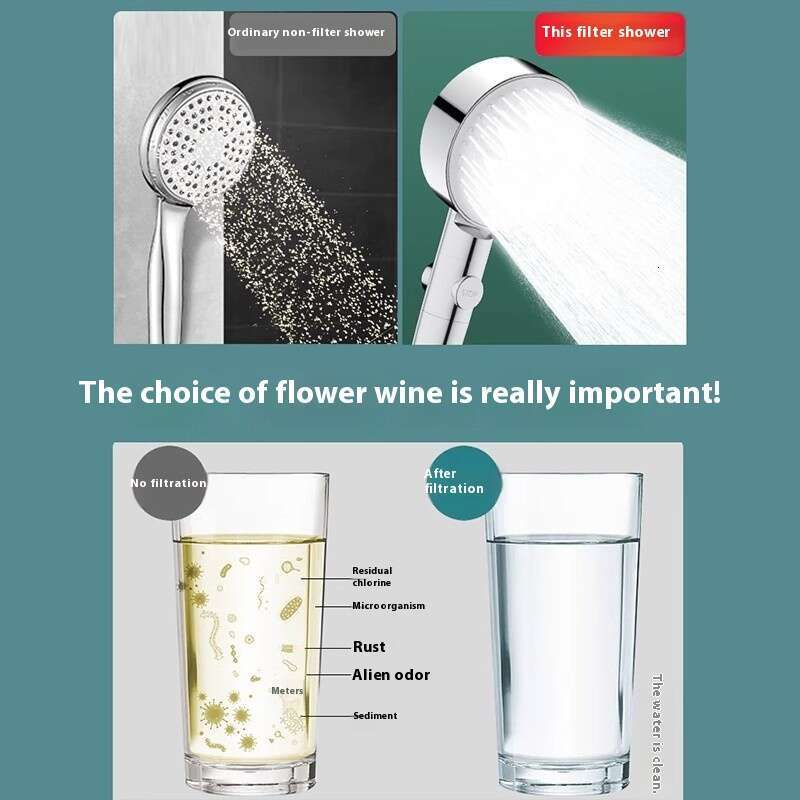Pressurized nozzle household bathroom faucet shower Shower head wer drying bath suit