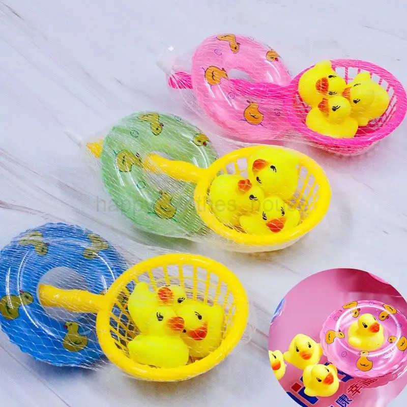 Bath Toy Bathroom Baby Toy Rubber Duck Animal Call Beach Swim Toy for Children Float Animal Yellow Duck Ducks Kaii Cute WaterXJ241207