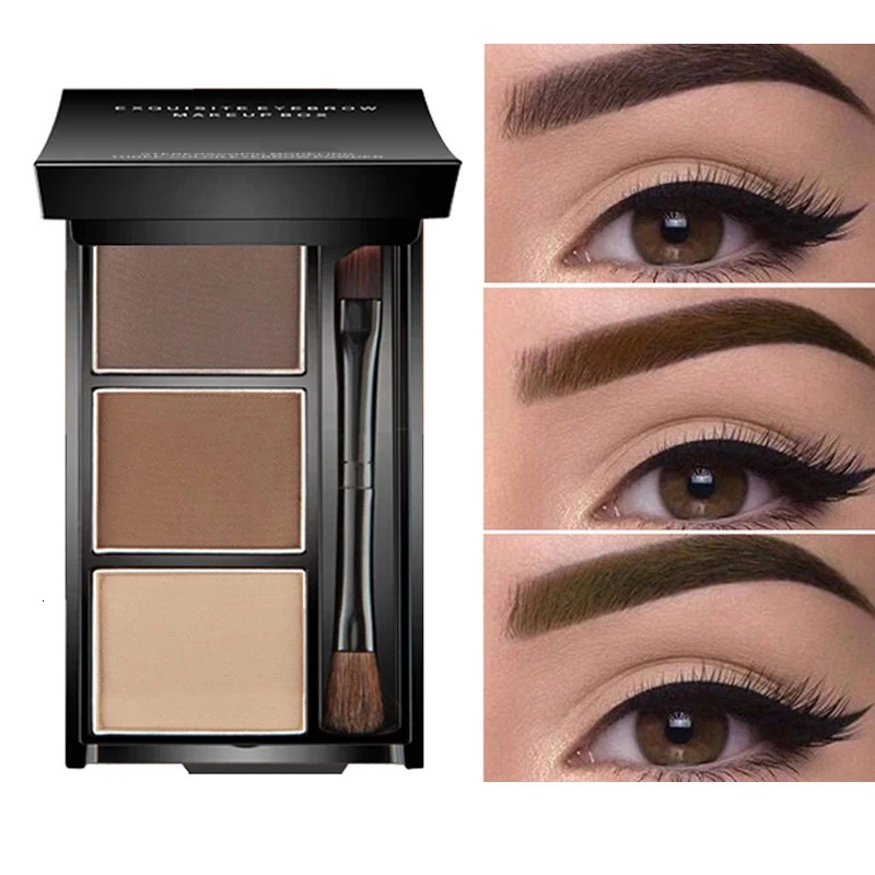 Eyebrow Powder Waterproof Long Lasting Eyebrow Cream Eye Brow Enhancers Smooth Powder Palette Eye Brow Makeup Eyebrow Tint 241206