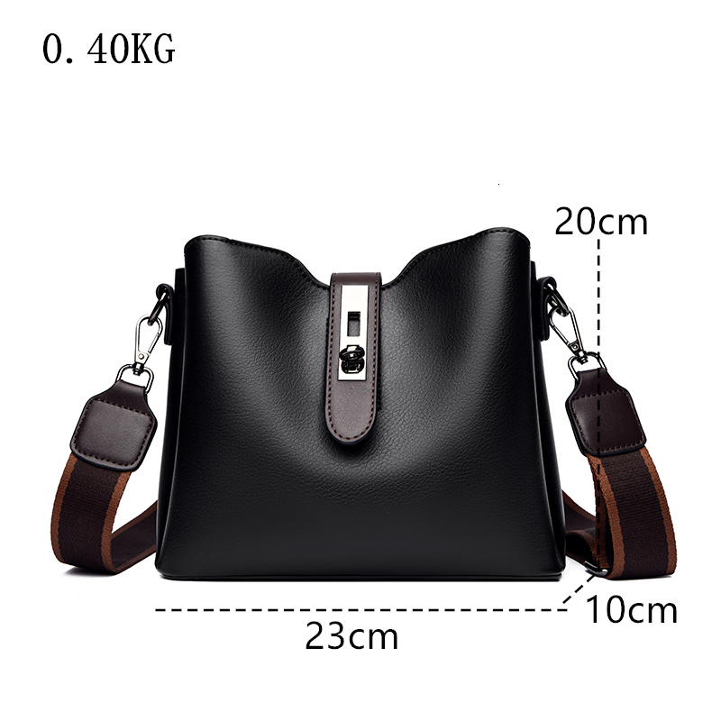Handheld Bucket Bag For Women Multi-layer New Style Simple Contrasting Color Large Capacity Shoulder Bag Designer Fashion Crossbody Bag