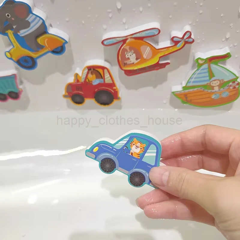 Baby Bath Toys Foam Animals Cognitive Floating Toy Educational Toy EVA Paste Puzzle Toys Bathtub Traffic Baby Bathroom ToysXJ241207