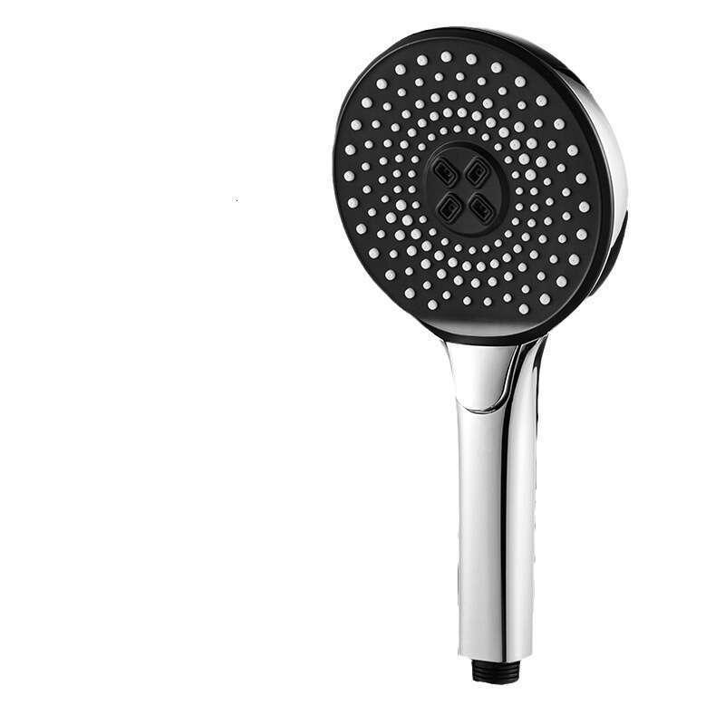 Large panel pressurized electroplated with three levels of showerhead, super strong emed sun drying head, water heater shower set