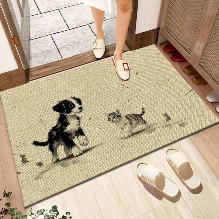 Bedroom, living room, kitchen, entrance balcony, entrance foyer, diatomaceous earth carpet