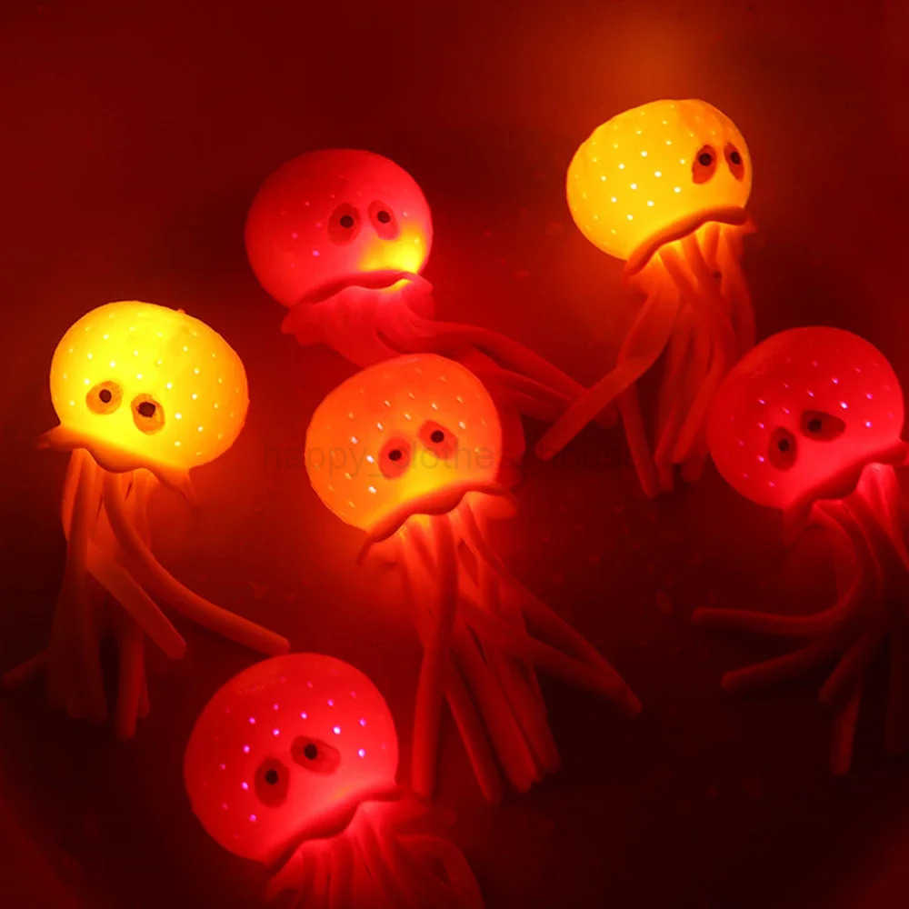 4 Colors Sponge Absorbent Octopus Baby Bath Toys Squeezing Stress Relief Toys Summer Swimming Pool Play Water Toy for ChildrenXJ241715