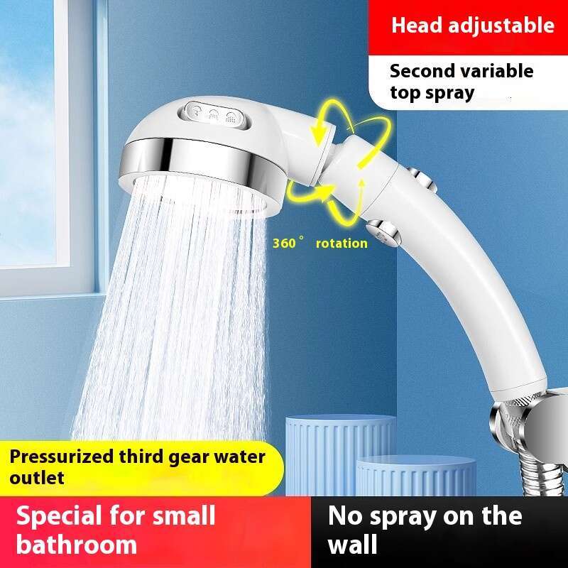 Shaking head super pressurized water heater, bathroom showerhead, shower heater hose set