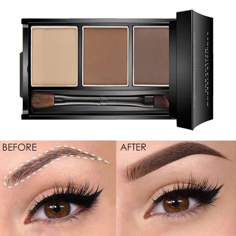 Eyebrow Powder Waterproof Long Lasting Eyebrow Cream Eye Brow Enhancers Smooth Powder Palette Eye Brow Makeup Eyebrow Tint 241206