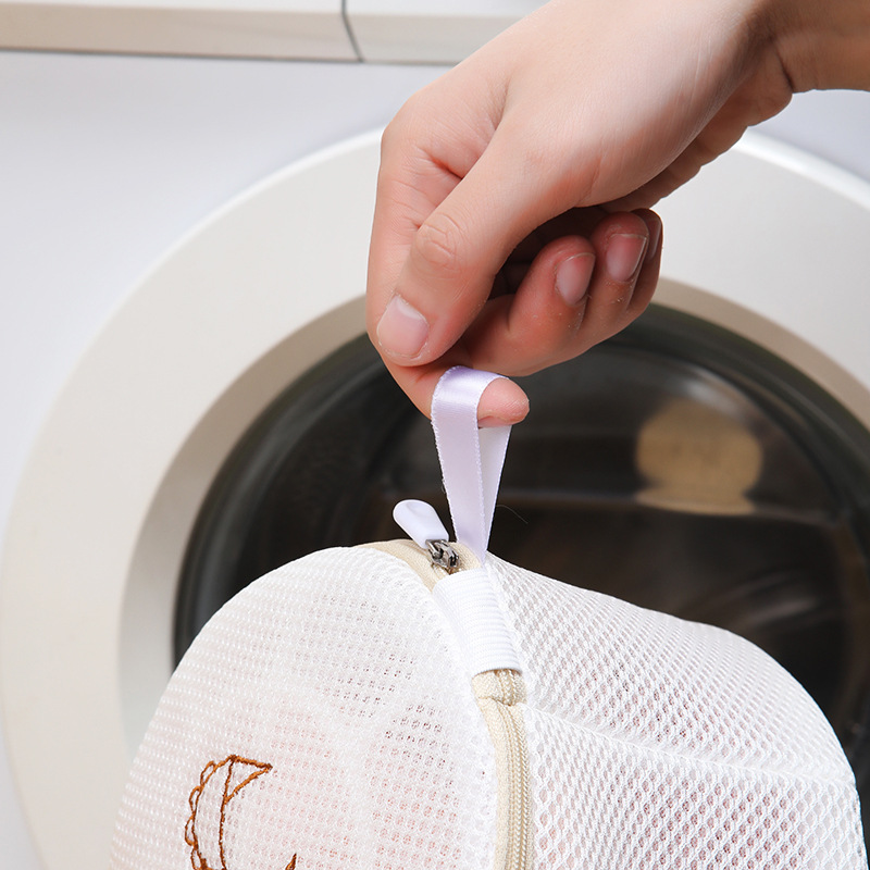Washing bag special anti deformation bra bag for washing machine machine washing underwear mesh bag sandwich double-layer thick protective washing bag