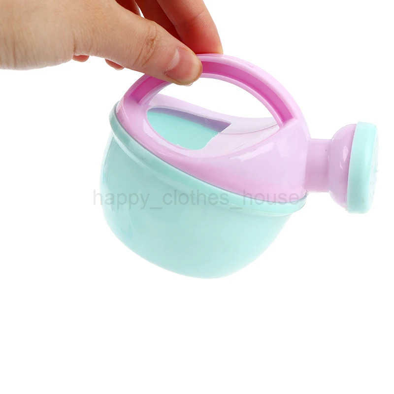 1PCS Baby Bath Toy Colorful Plastic Watering Can Watering Pot Beach Toy Play Sand Shower Bath Toy for children Kids GiftXJ241207