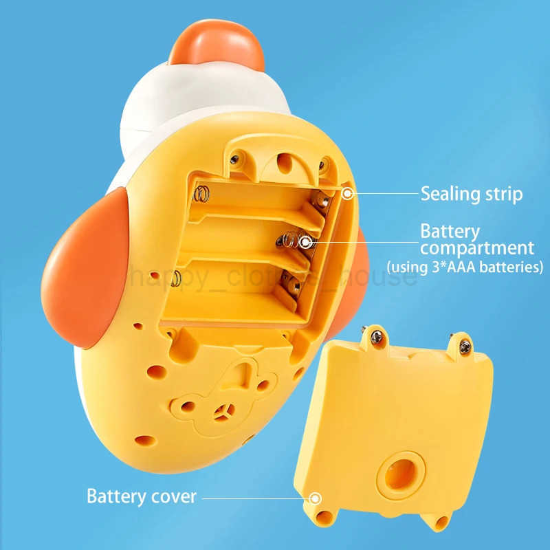 Cute Water Bath Duck Shower Electric Spray Bathroom Kids Baby Toy Bathtub New Game Faucet Swimming for Girl GiftXJ241207