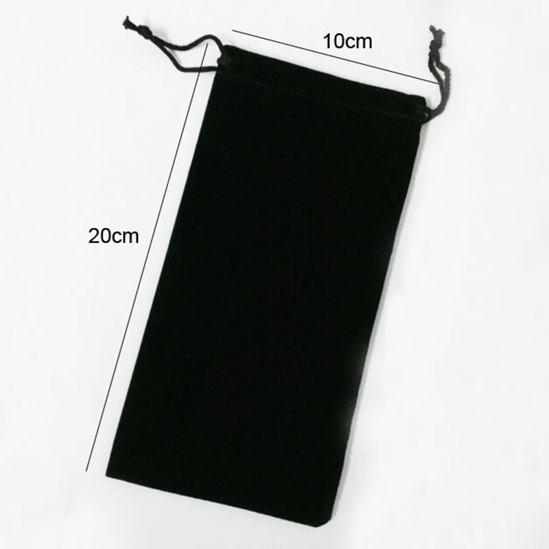 50 pieces/batch of drawstring velvet bags for perfume bottles mobile phones Christmas gift packaging bags 8 * 17 10 * 20 10 * 25 10 * 30cm customized 