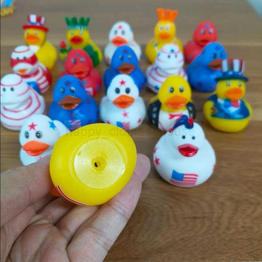 5-30PCS not repeated Baby Bath Ducks Swimming Pool Bath Toys Rubber Ducks Shower Water Toys for Childre GiftsXJ241207