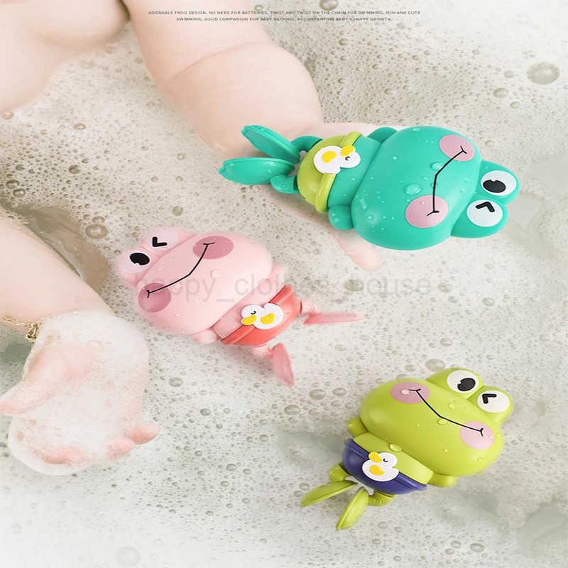 Baby Bath Toys Kids Swimming Clockwork Water Fun Floating Wind Up Bathing Toy Funny Children Bathroom Shower Bathtub Animals ToyXJ241207