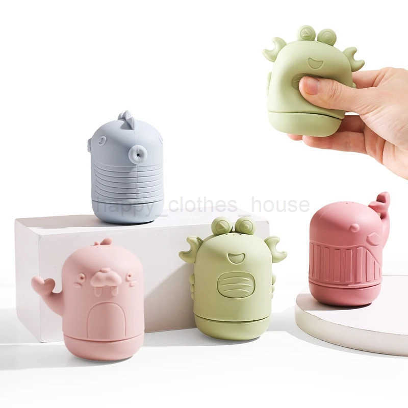 Baby Bath Toys Animal Cute Toddler Water Toys Swim Bathroom Baby Silicone Sprinkler Bathtub Animal Toy Infant Kids BoysXJ241207