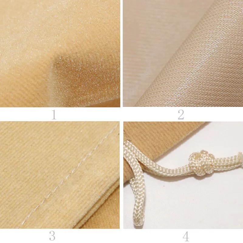 50 pieces/batch 5x7cm 7x9cm 10x12cm velvet packaging bag organic drawstring gift bag wedding jewelry display packaging bag 241206