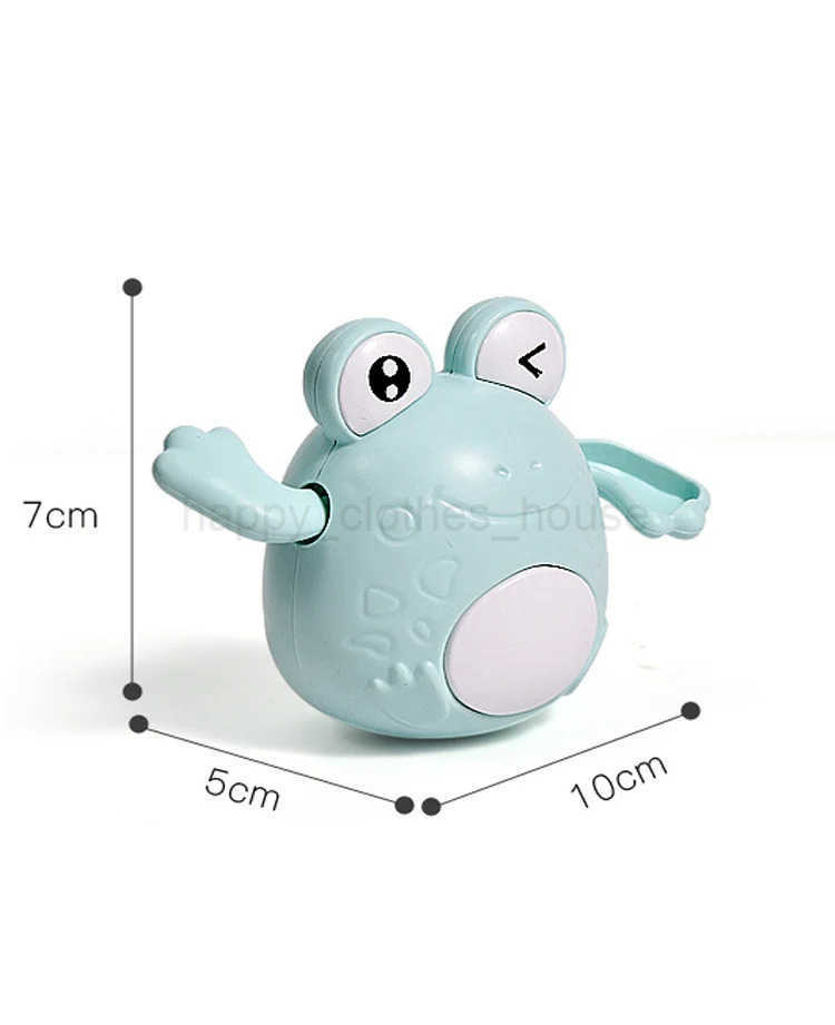 New Baby Bath Animal Swimming Toys Frogs Crab Infant Swim Chain Clockwork Classic Baby Cognition Water Toy For ChildrenXJ241207