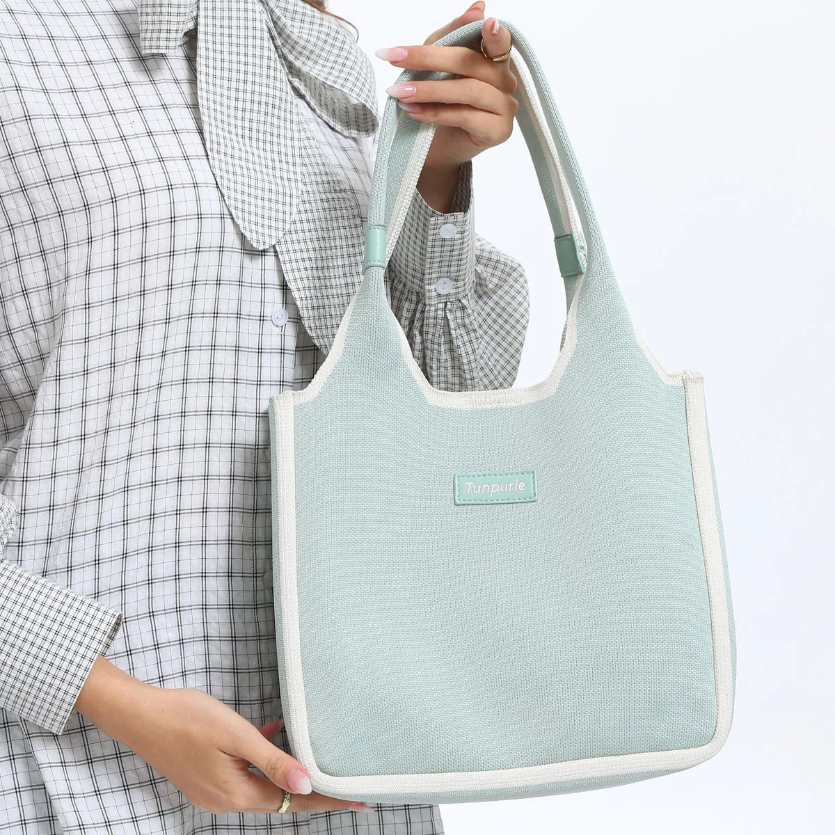 Large capacity portable womens handbag womens white-collar worker shoulder bag fashionable womens handbag 241205