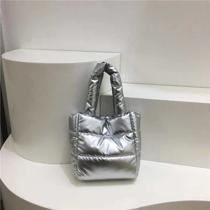 Down cotton jacket bag cute womens small handbag Versatile portable cross body bag womens wallet and handbag 241205