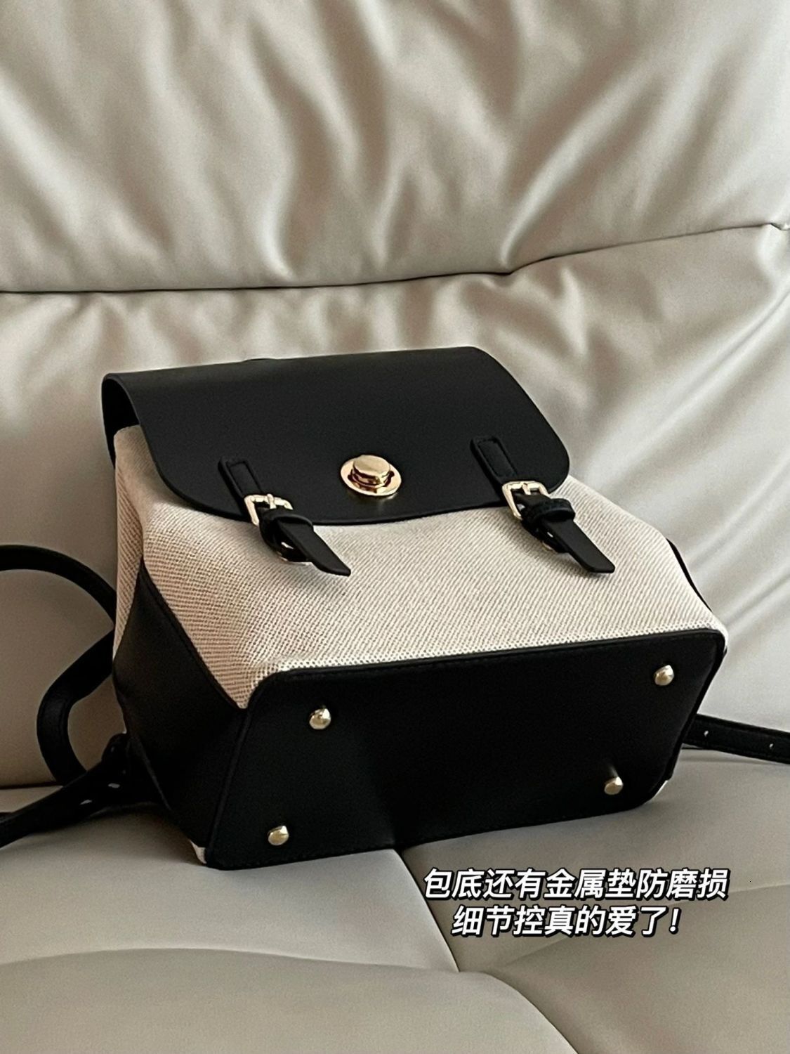 Leisure Versatile Backpack Summer New Fashion Commuting Shoulder Bag Simple Canvas Designer Bag