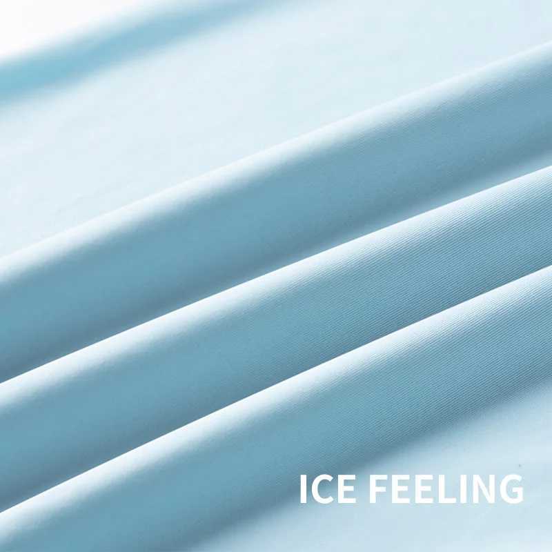 MiiOW 3Pcs Summer Silk Mens Underwear Seamless Sexy Underwear Graphene Antibacterial Mens Underwear Luggage 5XL X241207