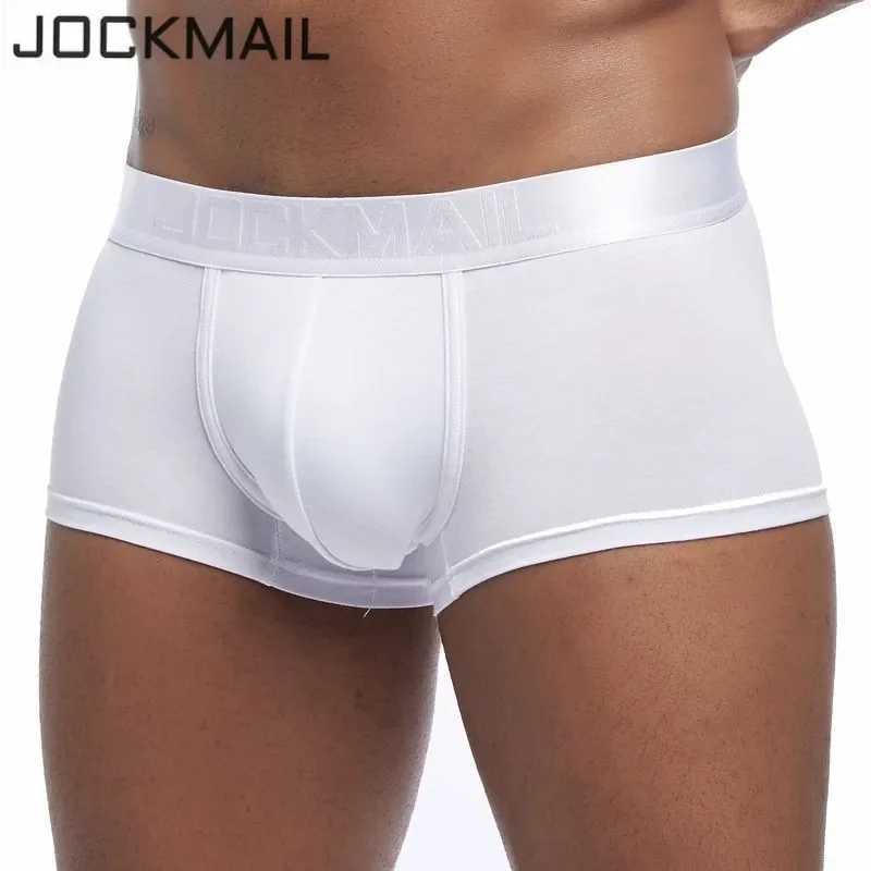 JOCKMAIL Breathable Cueca Boxer Homme Modal Mens Underwear Boxing U Convex Sexy Mens Underwear X241207
