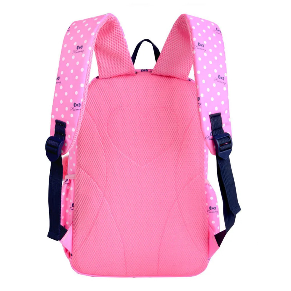 3 pieces/set Dot Printing School Backpack School Backpack Fashion rens Cute Backpack rens School Student Mochilas 241206