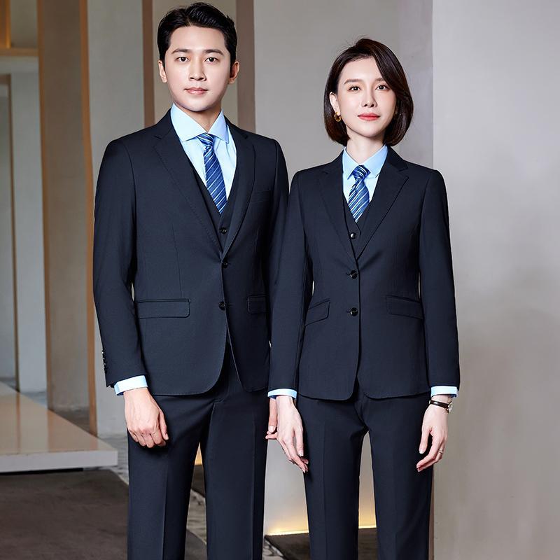 K9256 White-collar temperament work clothes suit groom uniform jacket