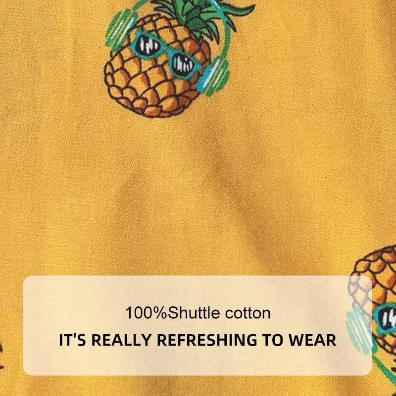 Mens flat shorts printed underwear cotton square shorts breathable and comfortable Aro pants home clothing X241207