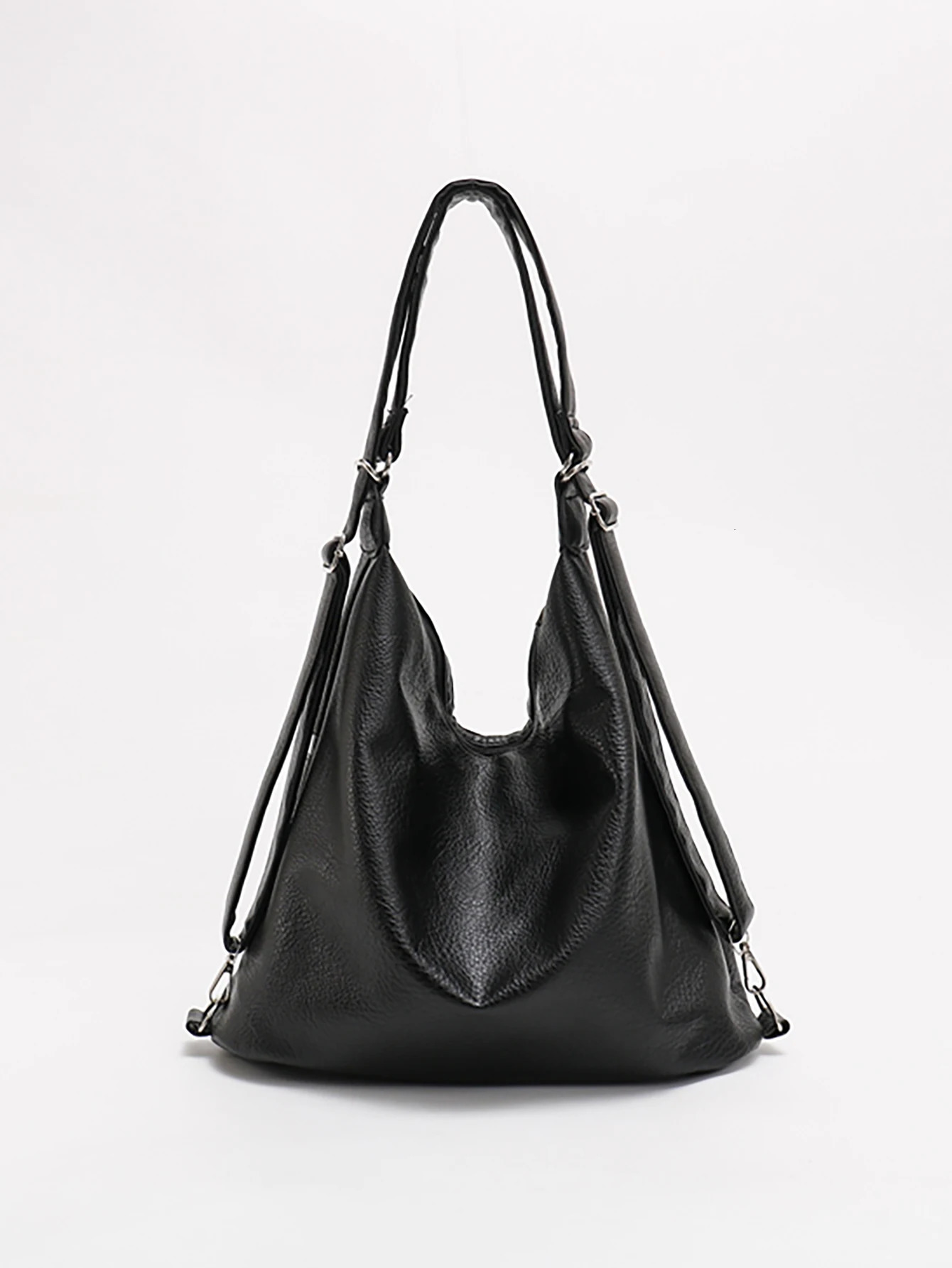 Large capacity convertible womens shoulder bag cross body handbag student backpack travel backpack school backpack 241204