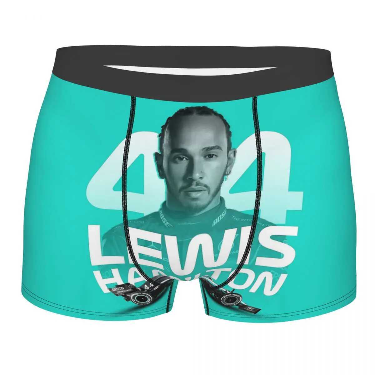 F1 Cool Race Car Competition Lewis 44 Floor Racer Underpants Homme Panties Male Underwear Sexy Shorts Boxer briefs X241207