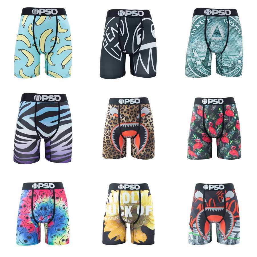 Sexy mens underwear breathable mens boxing shorts mens underwear plus size fashionable printed mens boxing shorts X2412078