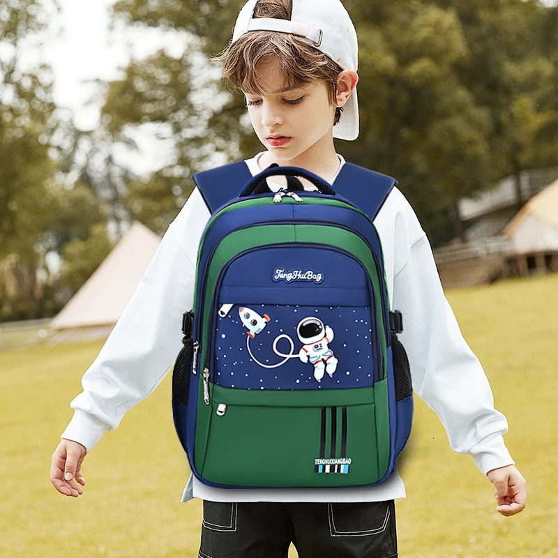 Shoulder Bag Primary School Boys School Boys 1 2 3 4 5 6 Grades 6-12 Years Astronaut Laptop Backpack Wate 241206