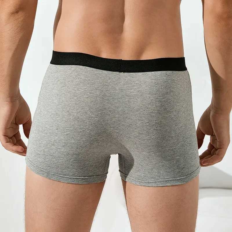 2 pieces/batch mens plus size cotton underwear boxing underwear mens boxing hot shorts X241207
